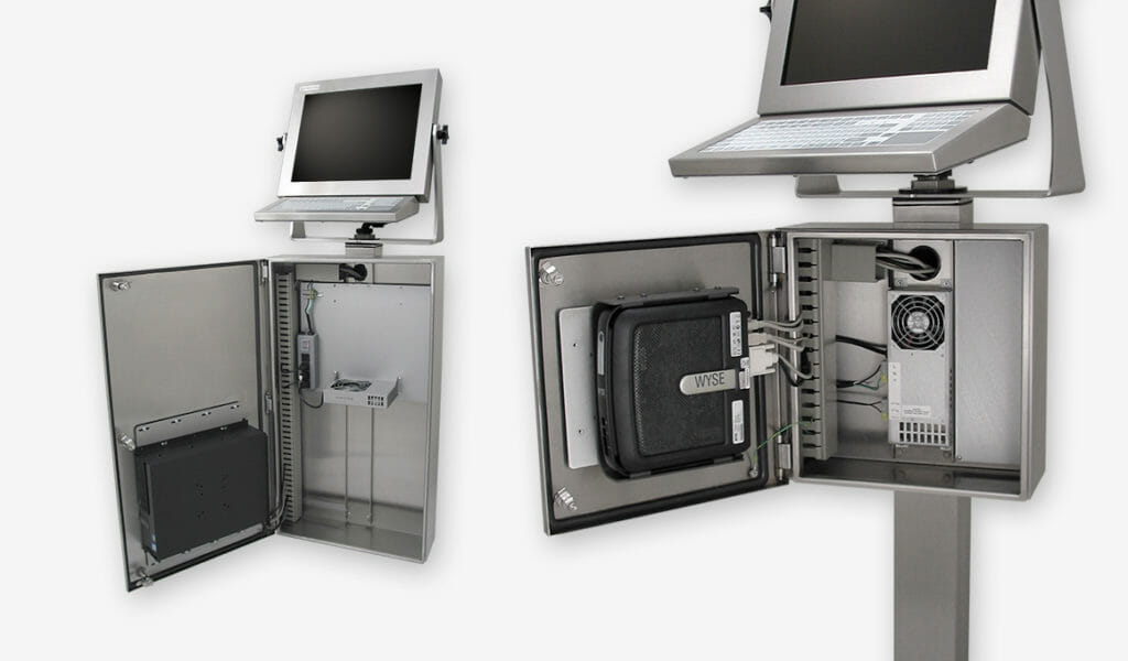 Industrial Enclosures for PCs and Thin Clients