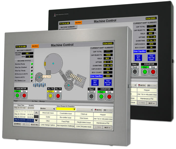 19" Universal Mount Industrial Monitor and Touch Screen