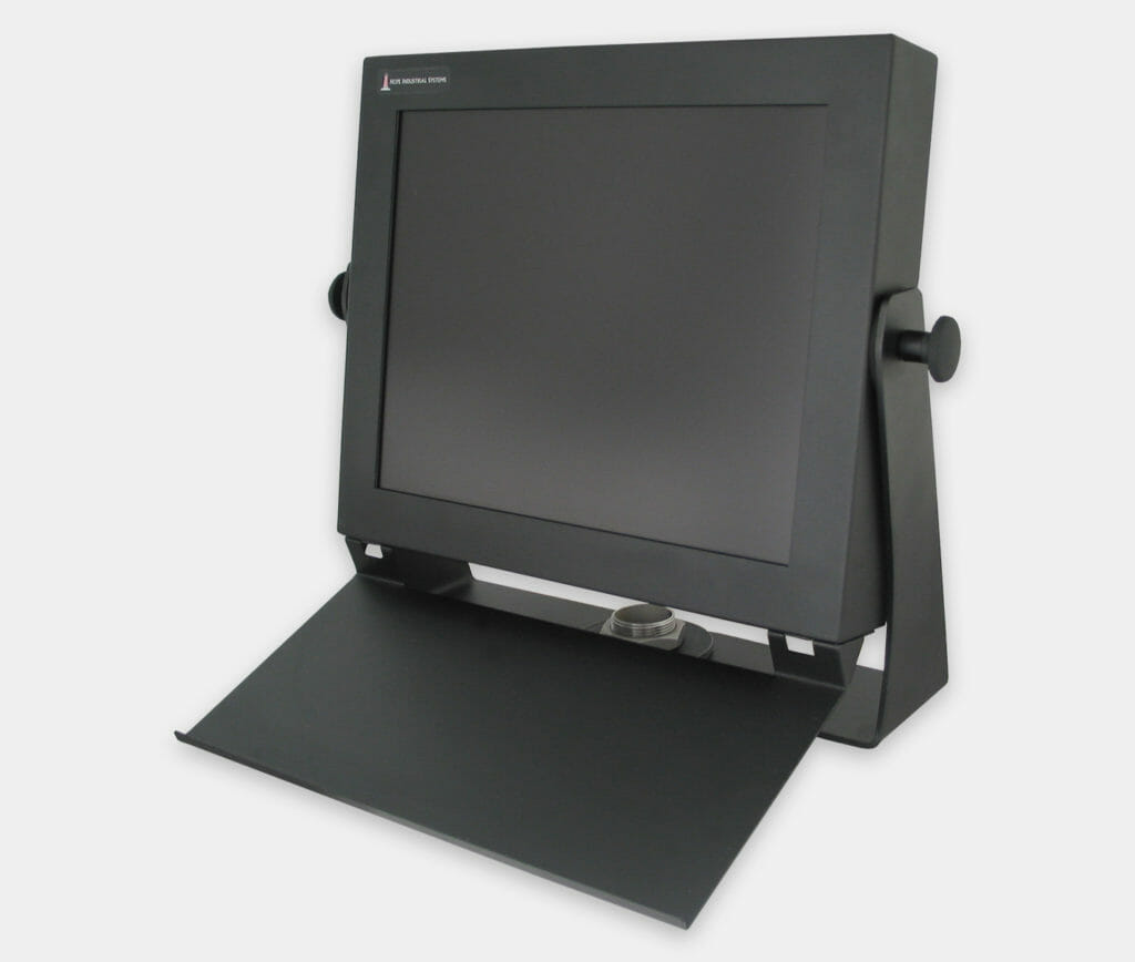 Industrial Keyboard Mounting Tray for attachment to Universal Mount Monitors