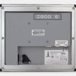 12" Panel Mount Industrial Monitors and IP65/IP66 Rugged Touch Screens, rear view