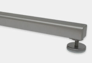 Heavy Industrial Floor Stand with leveling feet, for use with Industrial Pedestals, stainless steel