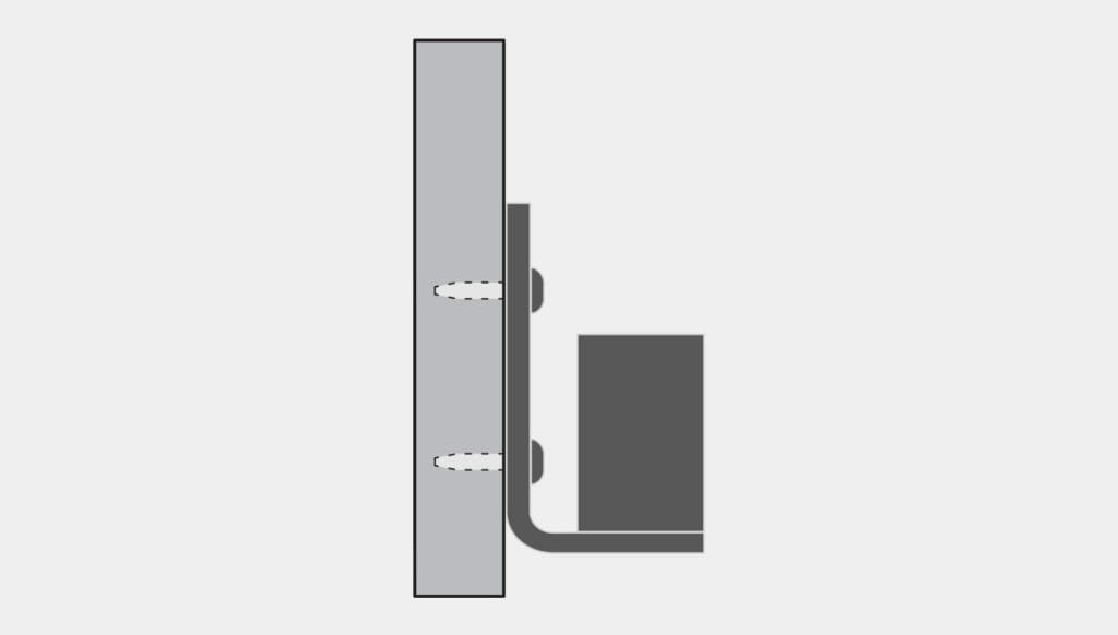 VESA Radial Arm Wall Mount Option