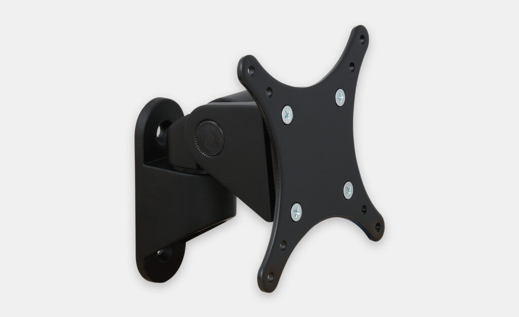 VESA Wall Mount Bracket for Industrial Monitors, front view of bracket