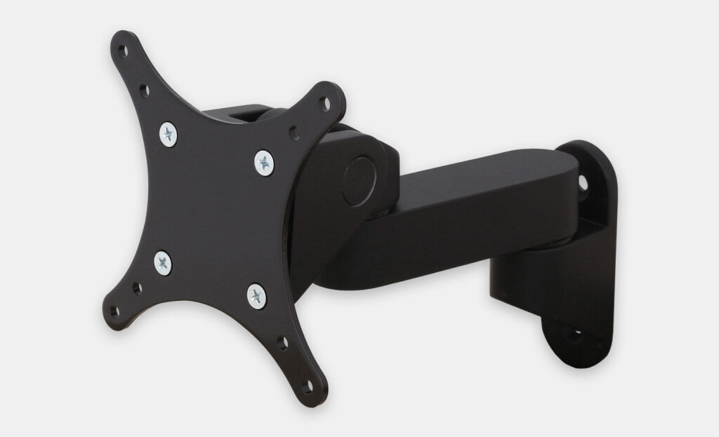 VESA Wall Mount Bracket for Industrial Monitors, bracket with extender installed