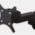 VESA Wall Mount Bracket for Industrial Monitors, bracket with extender installed