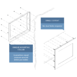Mounting Diagram for Panel Mount Industrial Monitors and Touch Screens