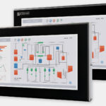 19.5" Widescreen Universal Mount Industrial Monitors and IP65/IP66 Rugged Touch Screens, front view