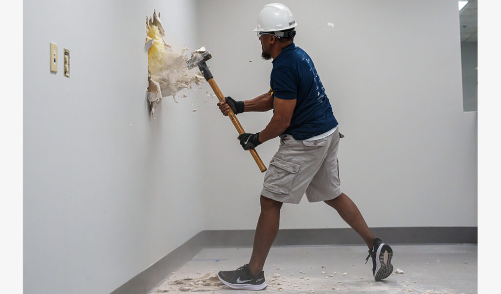 Breaking into the new Hope Industrial space