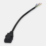 Power Receptacle with C-13 connector end to flying leads for ENCL-TC