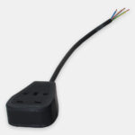 UK Power Receptacle with one BS1363 socket-outlet to flying leads for ENCL-TC